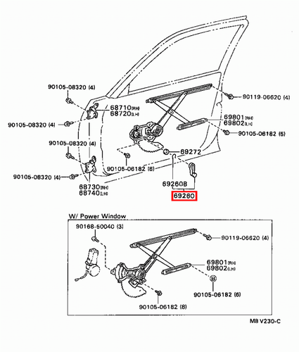 Genuine Toyota LandCruiser 47 45 Series HJ Front Door Window Regulator Handle x2 - Picture 20 of 20