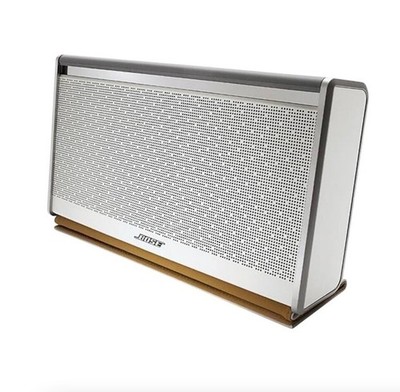 BOSE Soundlink Bluetooth Speaker II Mobile 404600 RARE White Leather Edition 