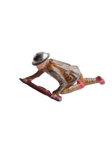Barclay Soldier B64 750 Soldier Crawling with Rifle, Tin Helmet, 1st we have