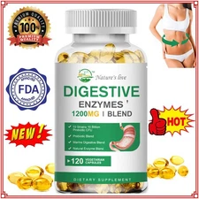Digestive Enzymes- W/Probiotics & Prebiotics- Gas,Constipation & Bloating Relief