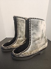 Vintage Snowland Women's Furry Boots Size 9