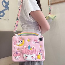 Unicorn Kids Shockproof Stand Case Cover For Samsung Galaxy Tab A9 A9 A8 A7 Lite