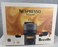 Nespresso 25.4 oz Espresso Maker Machine Dark Gray Vertuo Pop Coffee Breville