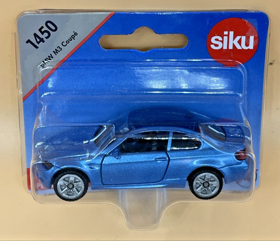 Siku 1450 BMW M3 Coupe Blue 1:87 HO Scale Diecast Sealed Blister