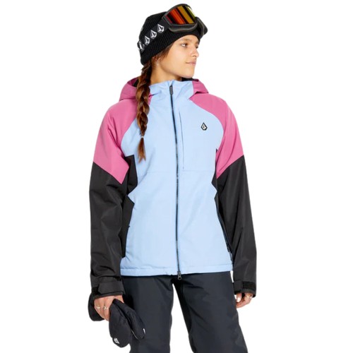 Volcom Agate Insulated Women's Winter Jacket, Crystal Blue, Large - Picture 4 of 7