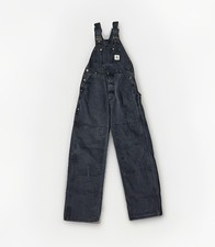 Vintage Carhartt Overall Double Knee Workwear Medium 30 x 32 Black Denim