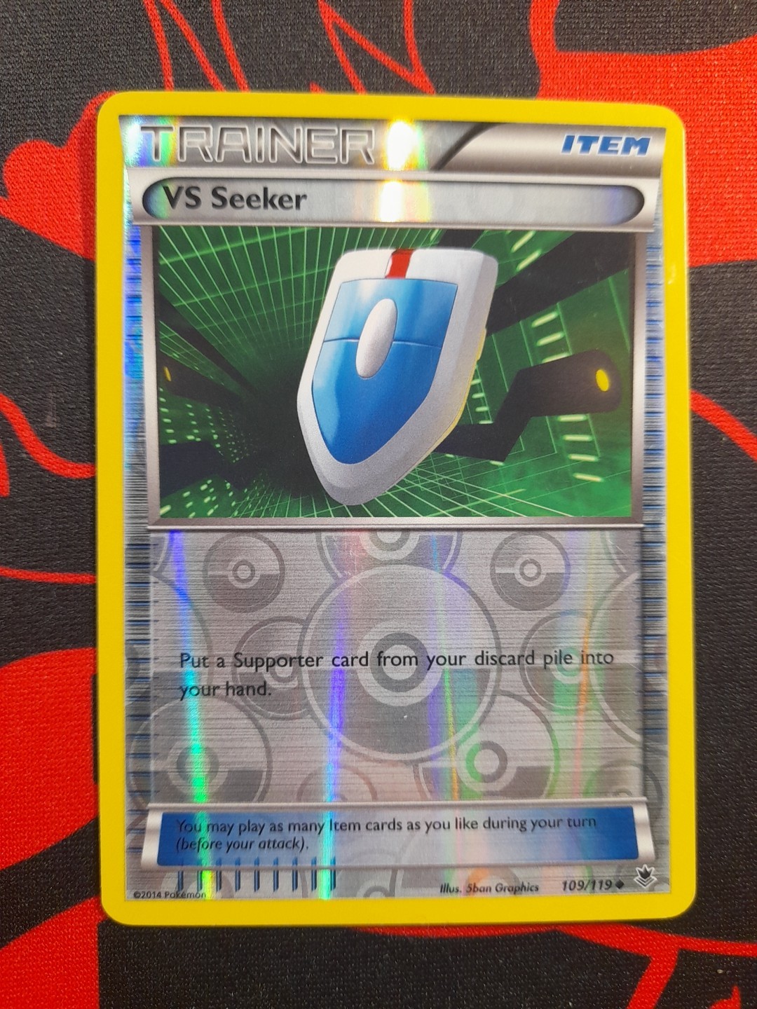 Pokémon VS Seeker Reverse Holo 109/119 PHF Phantom Forces LP