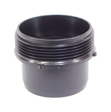 US Hardware RV-331B Black Plastic Sewer Hose Adapter 3 Dia. in.