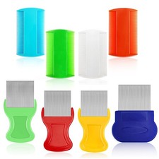 Lice Comb, 8 Pcs Flea Hair Double Sided Fine Tooth Combs, Standard Size