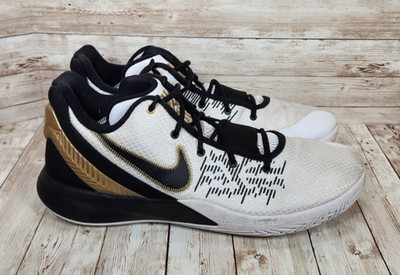NIKE Kyrie Flytrap 2 Men's 13 White Black Athletic Basketball Shoes Sneakers