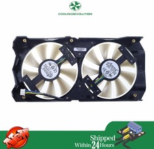 Graphics card fan and shroud for Sapphire RADEON RX 460 OC VIDEO CARD GA91B2H