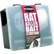 Nippon Rat Bait Station Safety Box Lockable for Rodenticides Mice & Rat Bait
