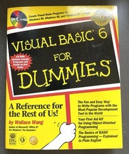 Visual Basic 6 for Dummies by Wallace Wang 1998, Trade Paperback