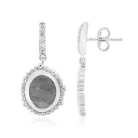 Cavill Silberohrringe Ovalschliff 2,53Ct Zirkon Damen Sterlingsilber