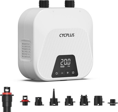 CYCPLUS Smart SUP Luftpumpe 20PSI Akku Dual Stage Auto Off Inflator Paddle Board