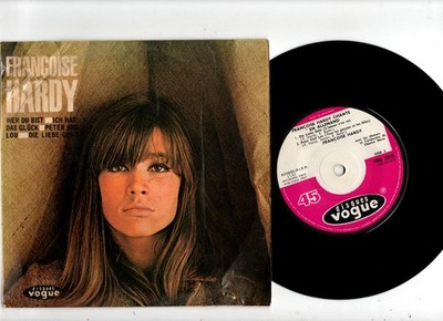 FRANCOISE HARDY - CHANTE EN ALLEMAND. ORIG 1965 UK 7'' 4 TRACK EP & PIC/SL. VG+