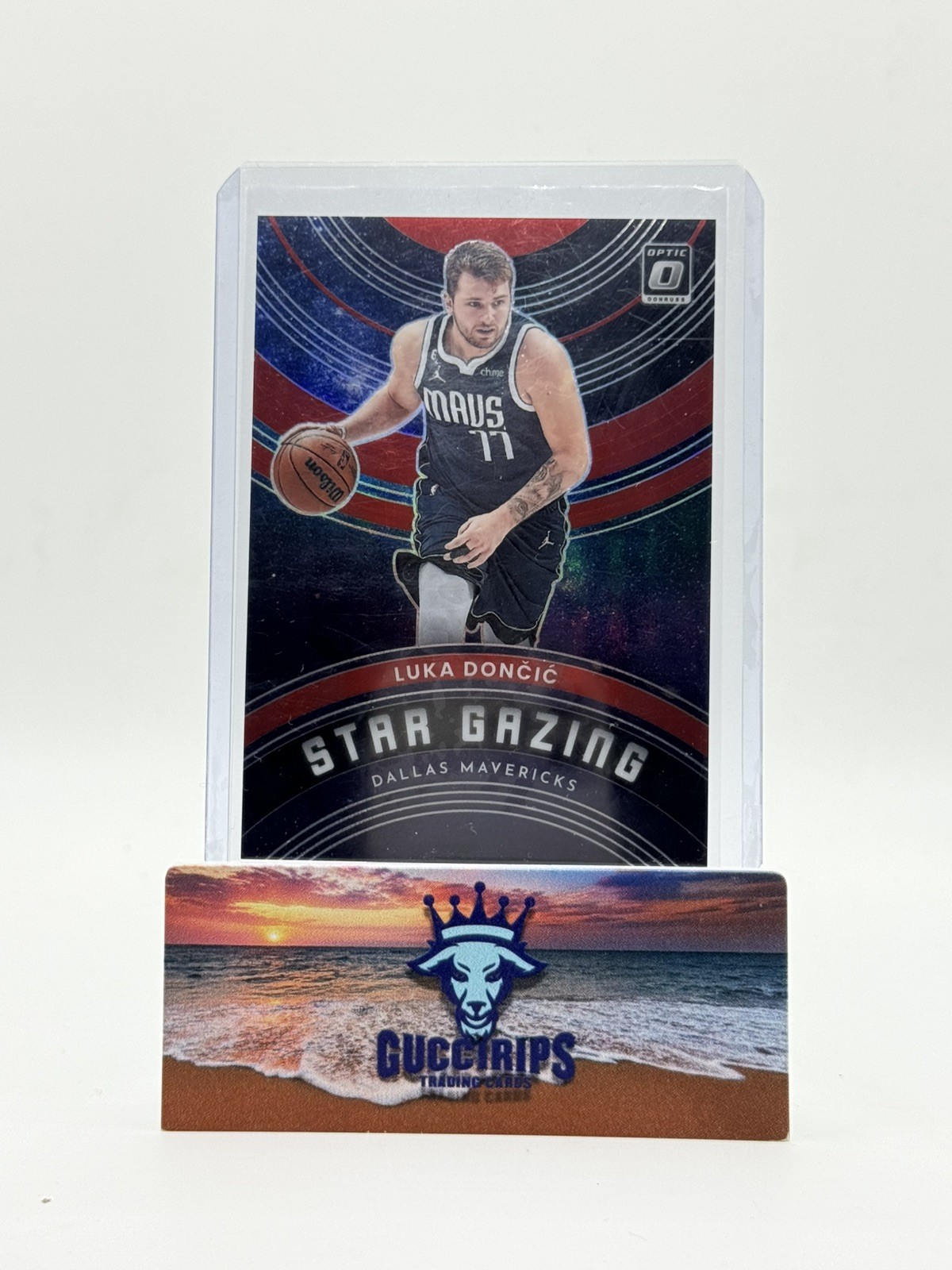 Luka Doncic | 2022-23 Donruss Optic Star Gazing #6 | Dallas Mavericks | Red /99