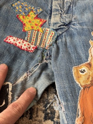 ジャケット・アウター 70's patchwork denim higanTokyo 70s Patchwork Jacket - Etsy