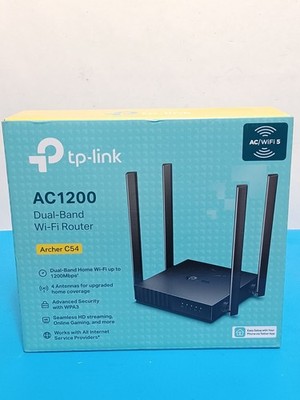 TP-Link AC1200 Dual-Band WiFi Router Archer C54 ~ Brand New Open Box