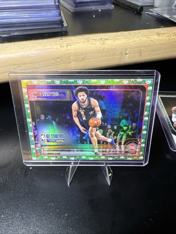 2025-26 Topps NBA Hoops Cade Cunningham #282 All-Stars Green Hoops Pistons