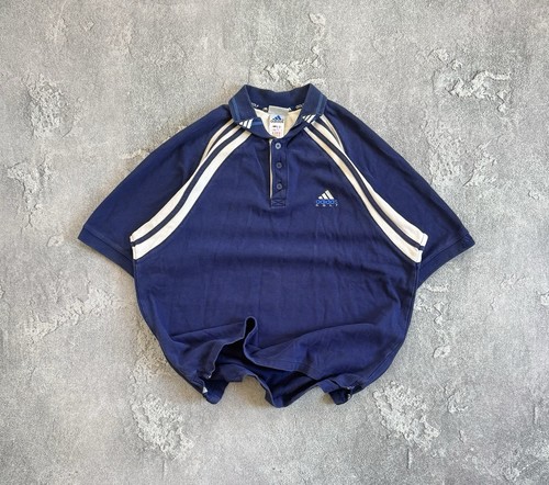 Adidas Golf M Vintage Polo 3stripes Tee T-shirt Jersey 90s - Picture 1 of 19