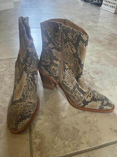 Free People Schlangenleder Stiefel Größe 38