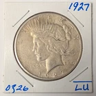 1927 Peace Silver Dollar - A690