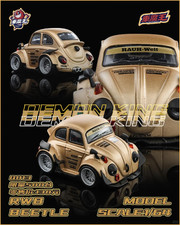 164 Demon King Car Q Version Classic Beetle Rwb Widebody Gold Le500 Diecast New 164 Demon King Car Q Version Classic Beetle Rwb Widebody Gold Le500 Diecast New