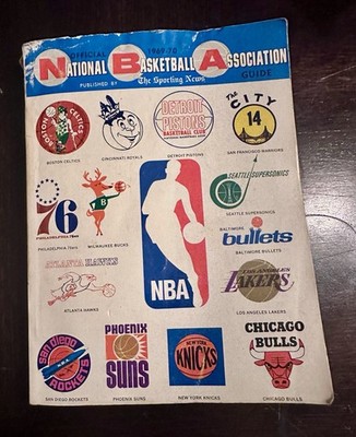 National Basketball Association 1969-70 Official Guide Autographed !!