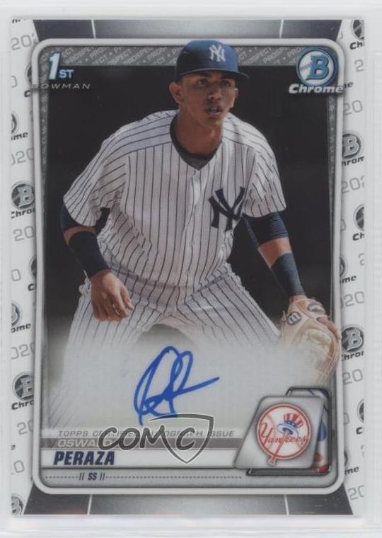 2020 Bowman Chrome Prospect Auto Oswald Peraza #CPA-OP Auto 0w8