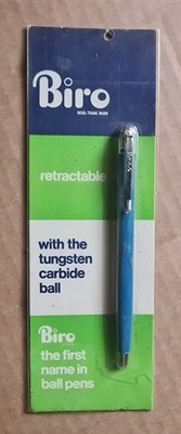 Vintage 70er Jahre Biro Druckkugelschreiber mit OVP braucht Mine