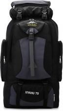 70L Hiking Backpack Large Camping Pack Backpacking Bag Rucking Backpacks Outdoor