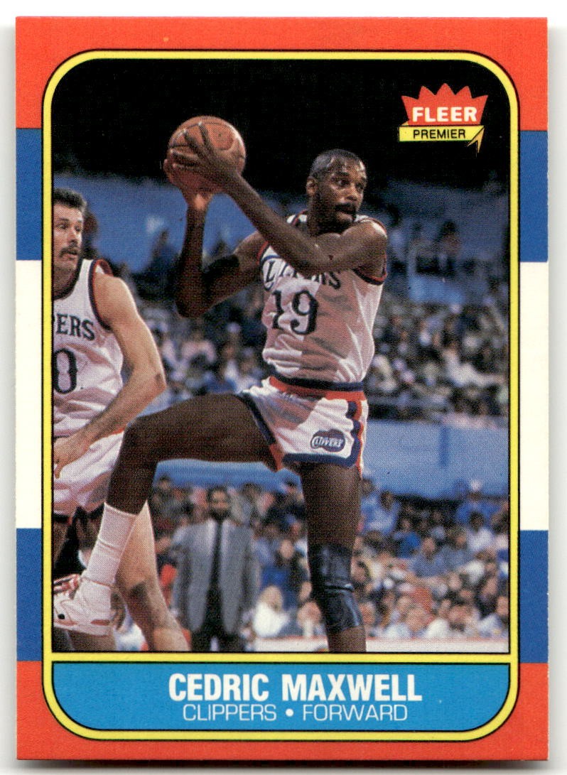 1986-87 Fleer #70 Cedric Maxwell Los Angeles Clippers NR-MINT SET BREAK!