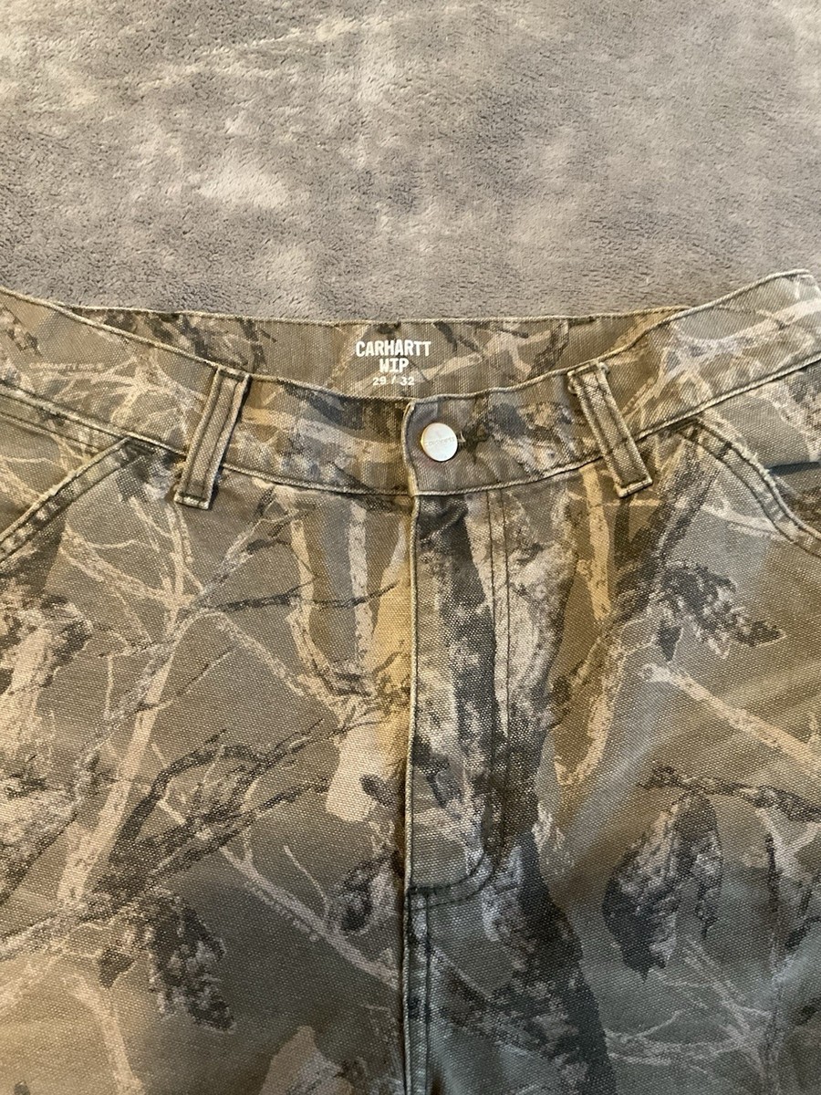 Carhartt Wip Single Knee Realtree Camo Carpenter Pants Men's 29x32