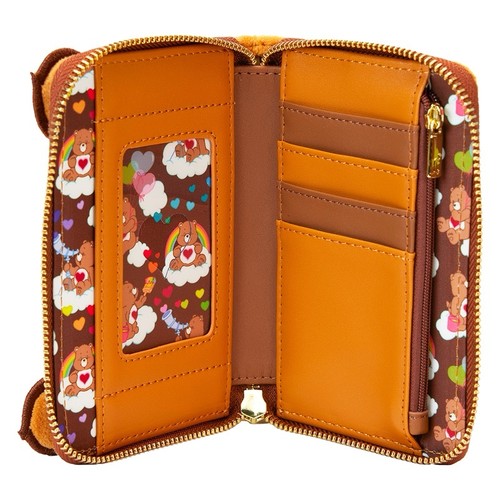 Care Bears Exclusive Tenderheart Bear Plush Cosplay Zip Around Wallet - Picture 7 of 8