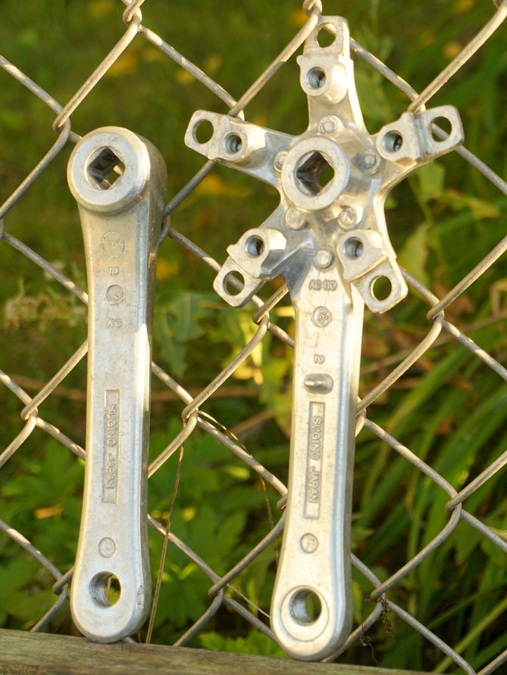 Pédalier Sugino AC 110 – Manivelle 170 Mm – Aluminium – Vintage BMX – Old School