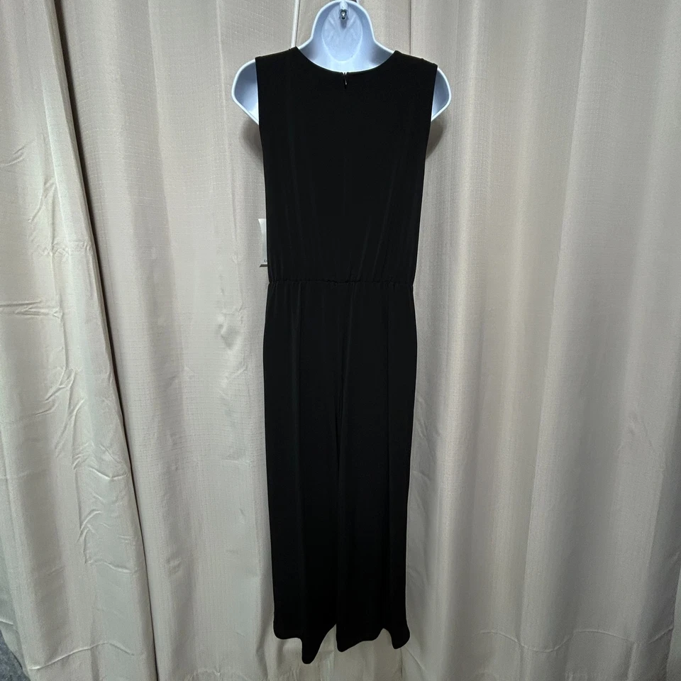 Karen Kane без рукавов галстук спереди путешествий комбинезон женский размер L миниатюрный черный новый с Ярлыками - Изображение 2 из 4