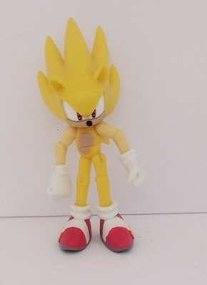 Jazwares Sonic The Hedgehog Super Sonic 3  Action Figure Toy 