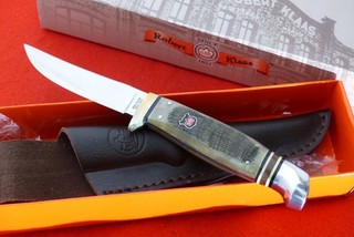 ROBERT KLAAS KC0978 CLASSIC HUNTER RAMS HORN FIXED BLADE NEW IN BOX KNIFE