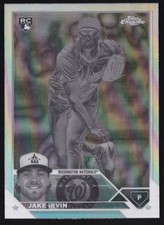 2023 Topps Chrome Update Negative Refractor Jake Irvin #USC203 Rookie RC