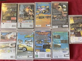 Lot of 9 Sony PlayStation Portable PSP Games - Tested!  Free Shipping