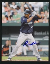 CARLOS PEGUERO (Seattle Mariners) 8x10 Glossy Photo -*AUTOGRAPHED*