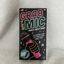 Grab The Mic Family Party Game - Karaoke Game for people who can't sing 