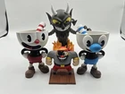 Funko Cuphead and Mugman - The Devil - Brineybeard Vinyl Figures 2017 Loose