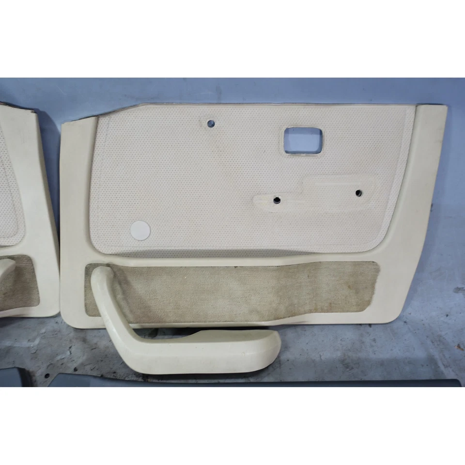 85-88 BMW E28 Serie 5 Int Panel Puerta Trasera Juego de Recubrimiento Beige Perla Fabricante de Equipo Original Foto 4 de 4