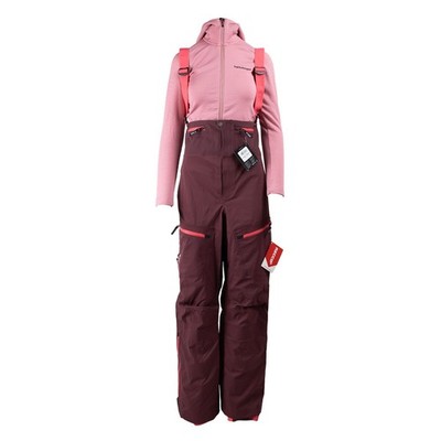Columbia Titanium Damen Skihose Gr. XL Bordeaux RECCO Träger Schneehose