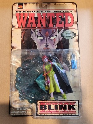 Marvel's Most Wanted Blink Action Figure ToyBiz 1998 Vintage New In Box!