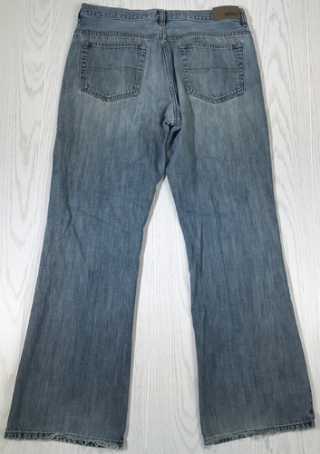 Vintage Y2K Urban Pipeline Jeans Mens 34x32 Faded Blue Relaxed Bootcut Wide Leg