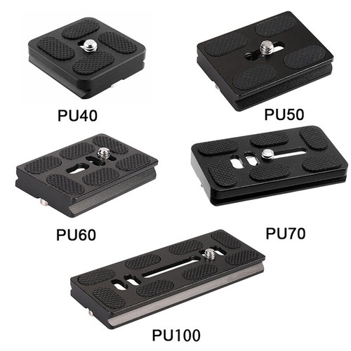 Tripod Monopods PU-40 Quick Release Plate Bracket PU50 60 70 100 Camera Acc'yu - Picture 3 of 17