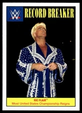 2016 Topps WWE Heritage Record Breakers Ric Flair #12 Insert